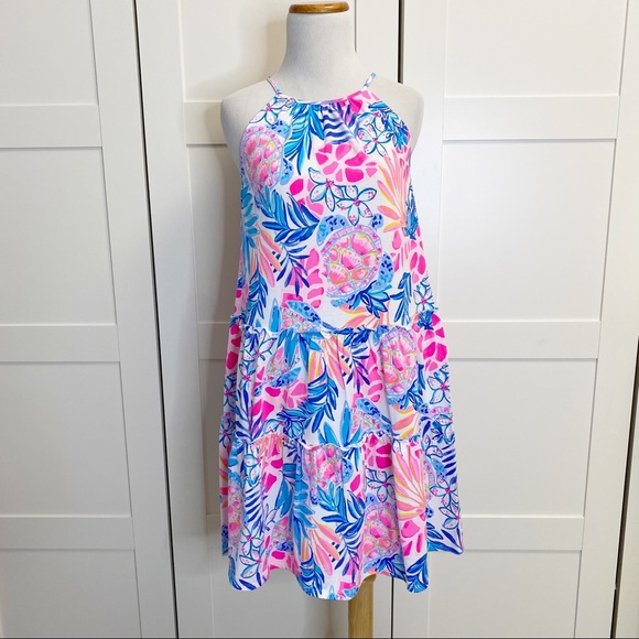 Lilly Pulitzer Dresses & Skirts - Lilly Pulitzer Evelyn Swing Dress Rainforest Retreat XXS NWT
